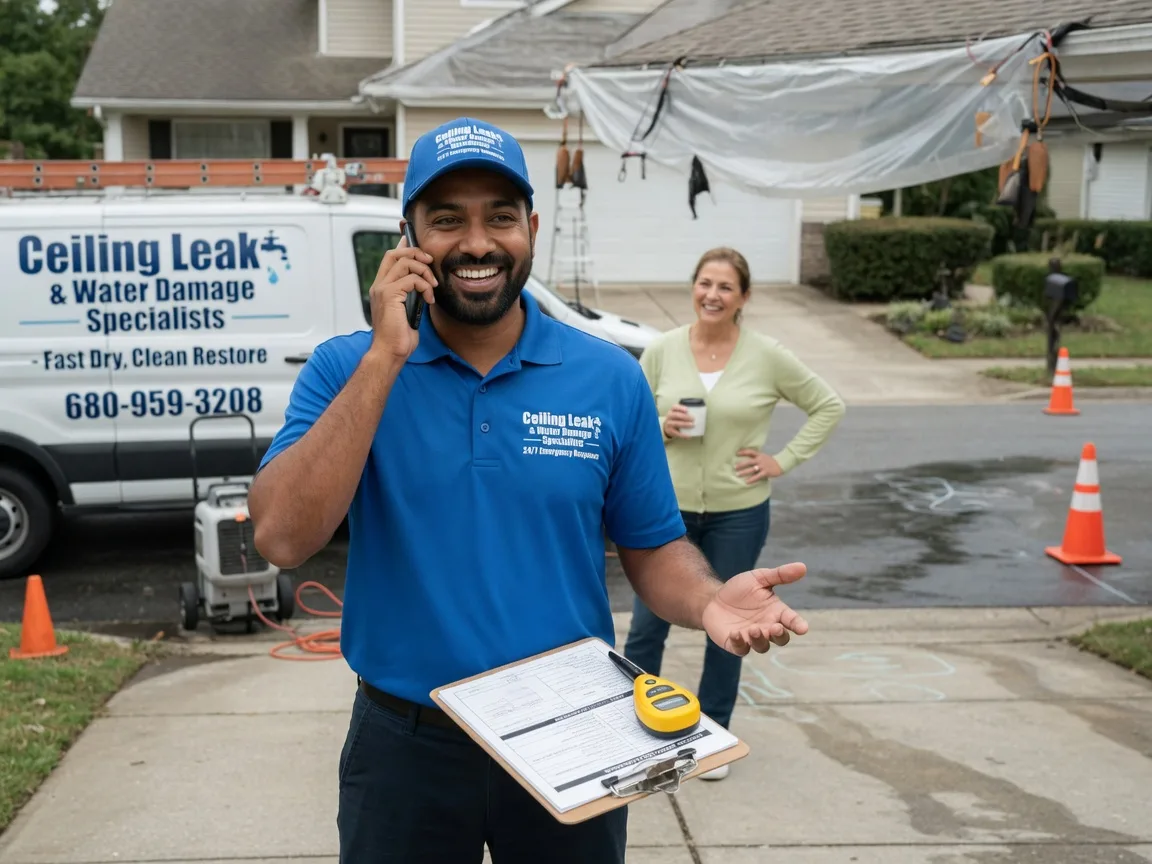 Ceiling Leak Cleanup Gordonsville, VA FAQs